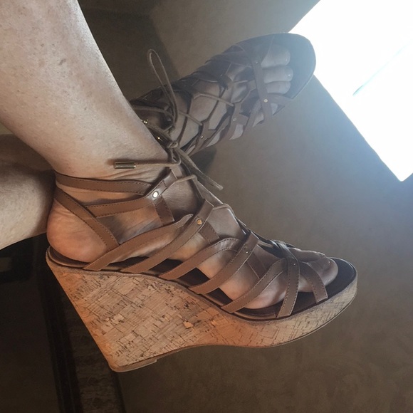 Sexy summer Gladiator JOIE “Larissa” wedge sandals - Picture 7 of 8